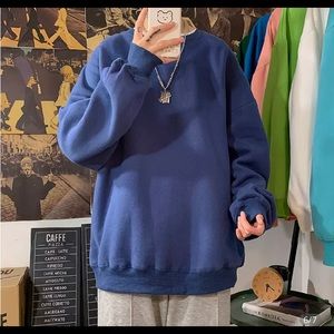 oversized loose cotton women sweatshirt